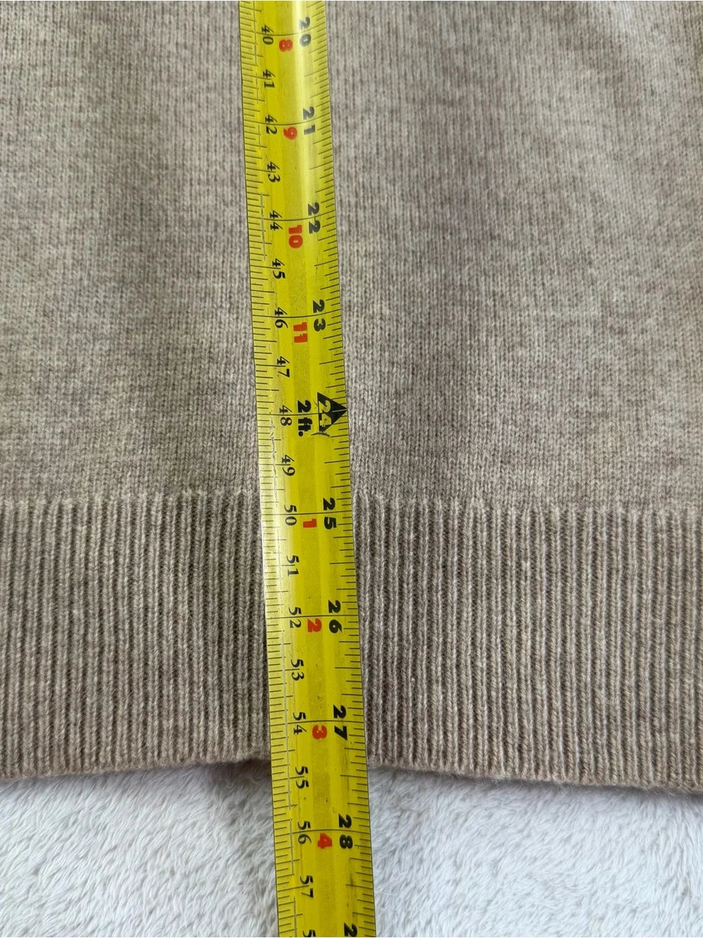 J.Crew XL Shawl Collar Lambswool Blend Sweater Tan Oatmeal Knit Mens